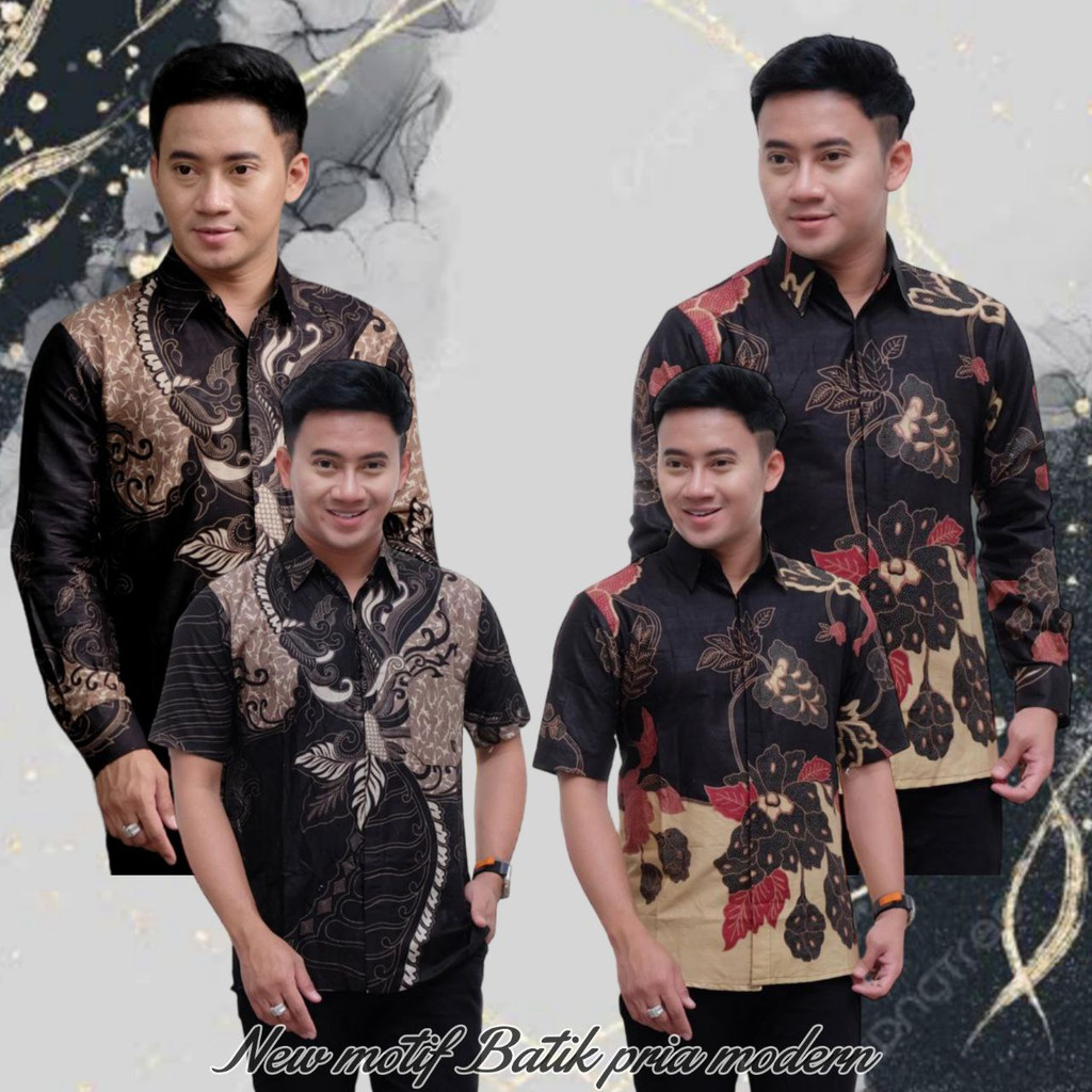 ATASAN Batik Pria lengan panjang jumbo/ BAJU Kemeja Size M L XL XXL 3XL 4XL 5XL 6XL 7XL 5XL 6XL 7XL 8XL 9XL 10XL Seragam Size Lengkap