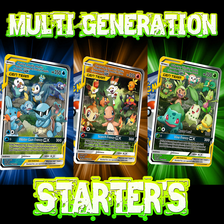 KARTU POKEMON TCG HOLOGRAM SPECIAL (TAG TEAM) - STARTER