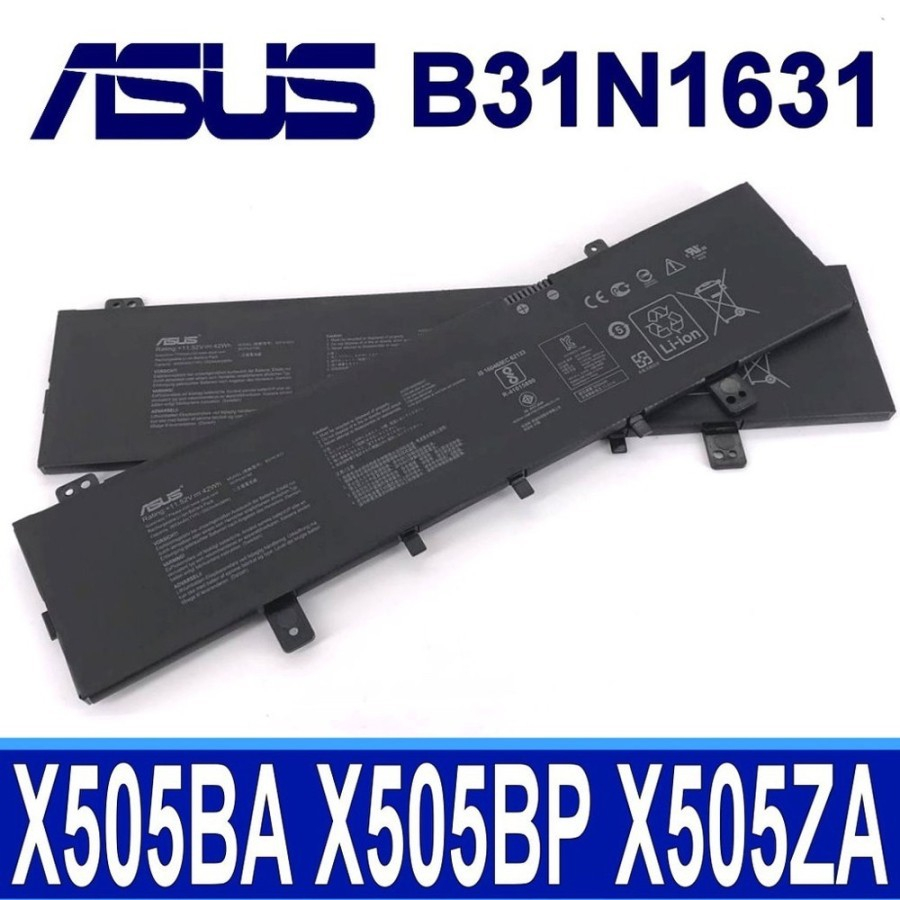 Baterai Asus VivoBook 15 X505 X505Z X505BA X505BP F505 F505ZA B31N1631 ORI