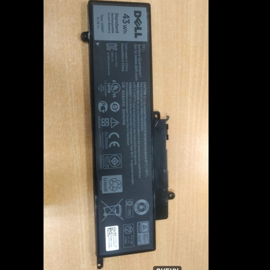 Baterai Dell Inspiron 3000 11-3147 11-3148 11-3158 13-7347 GK5KY ORIGINAL