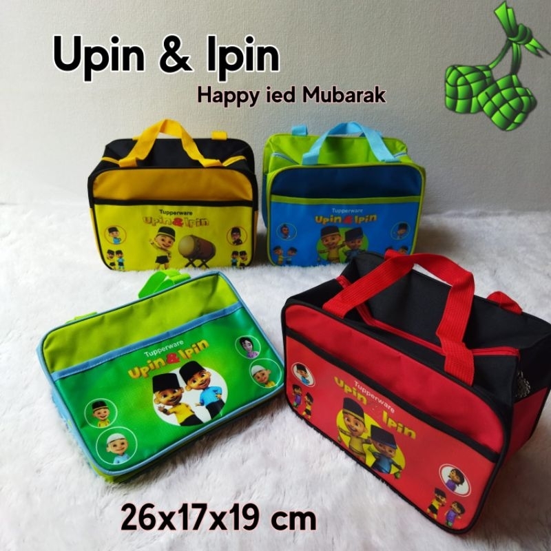 Tas Bekal Anak Karakter Upin Ipin ( Zipper Bunga Es )