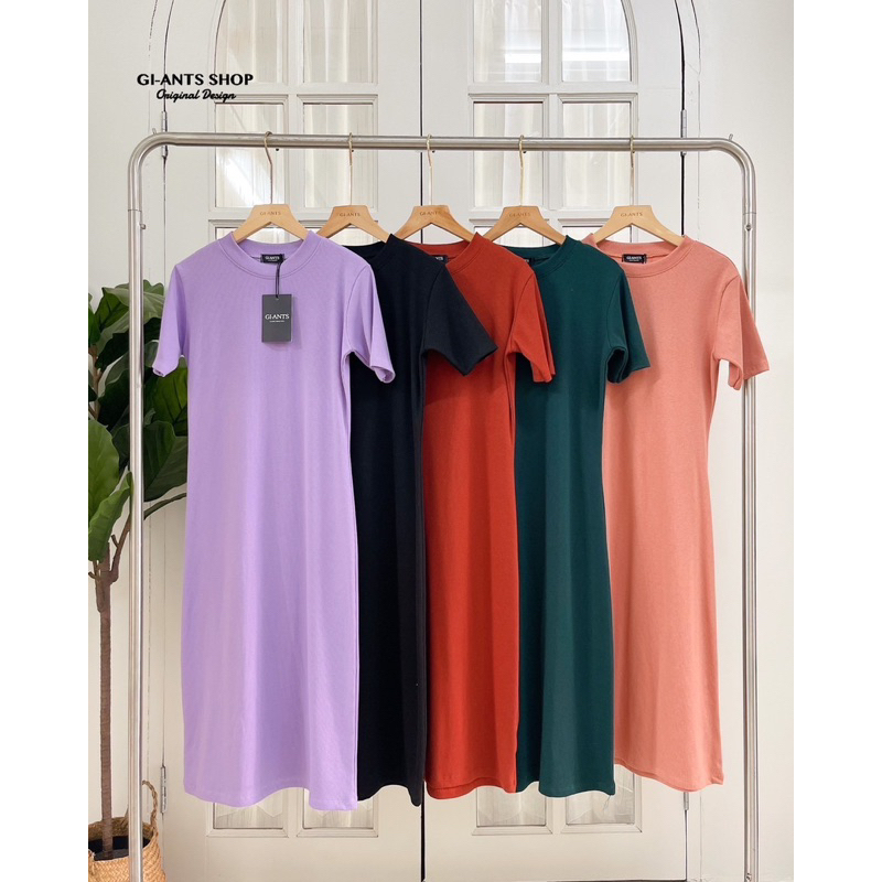 DRESS GIANTS BASIC | GIANTS STUDIO DRESS MODEL ROUNDNECK IMPORT BANGKOK (DRGB105)