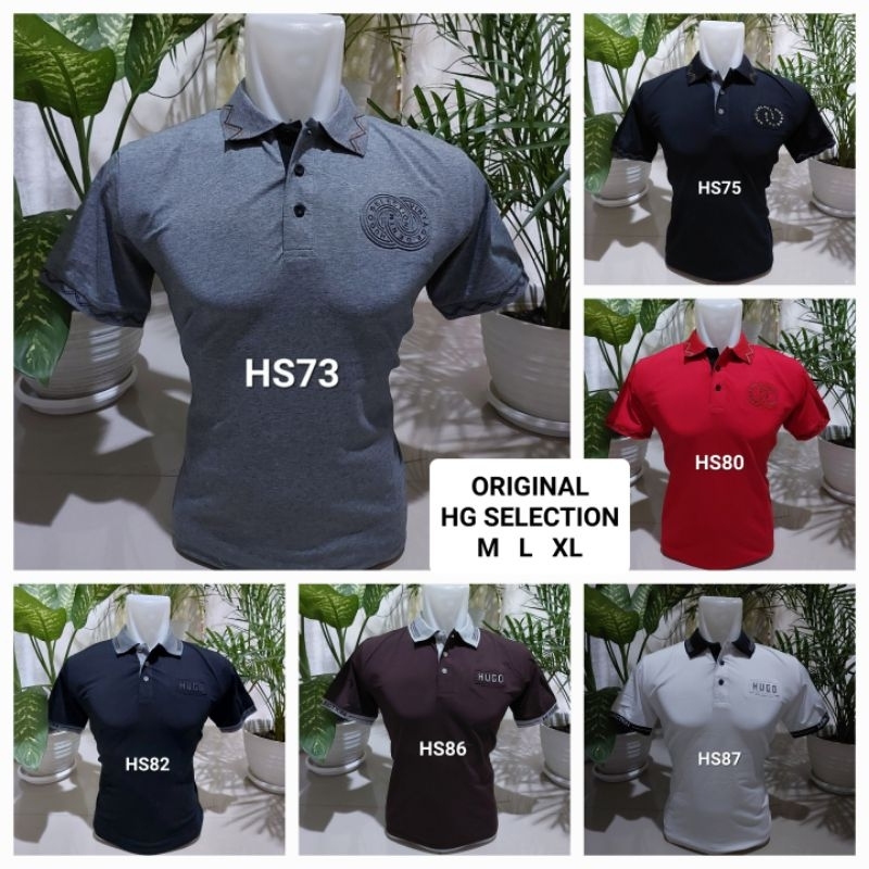 HG SELECTION / Polo shirt / Kaos Hs Selection size M L XL / Kaos kerah