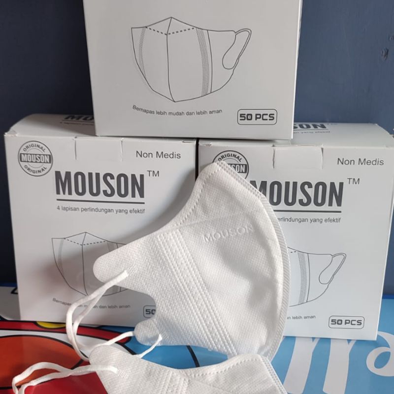 Masker Mouson Duckbill 4ply (50pcs)