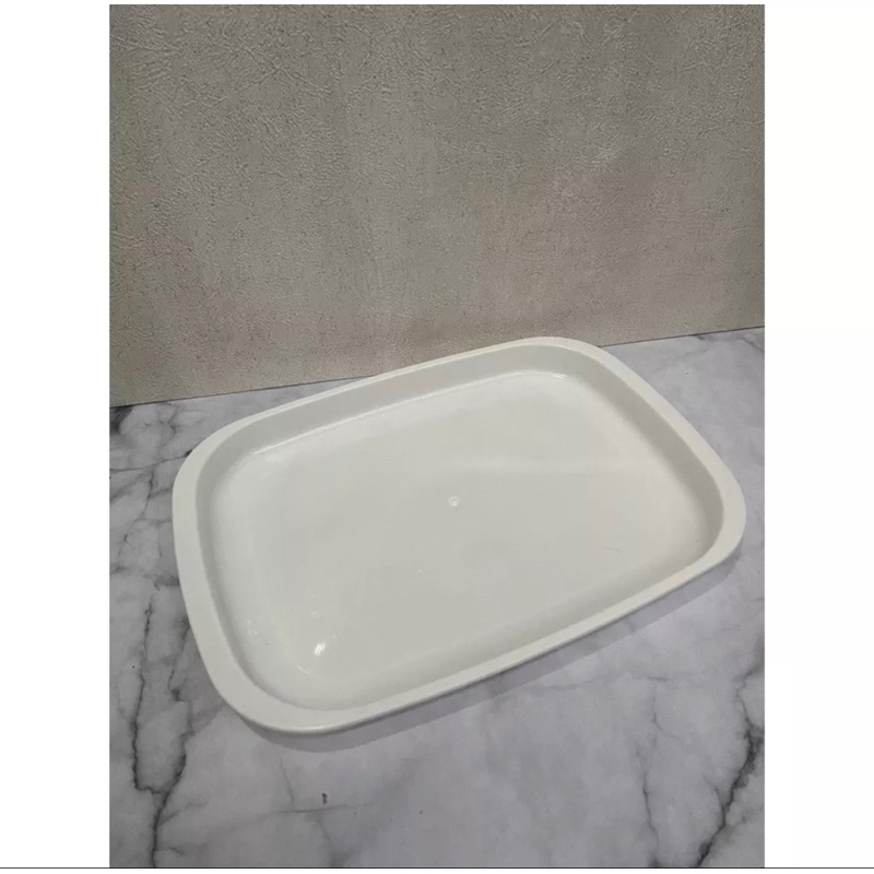 Nampan Plastik Putih Estetik