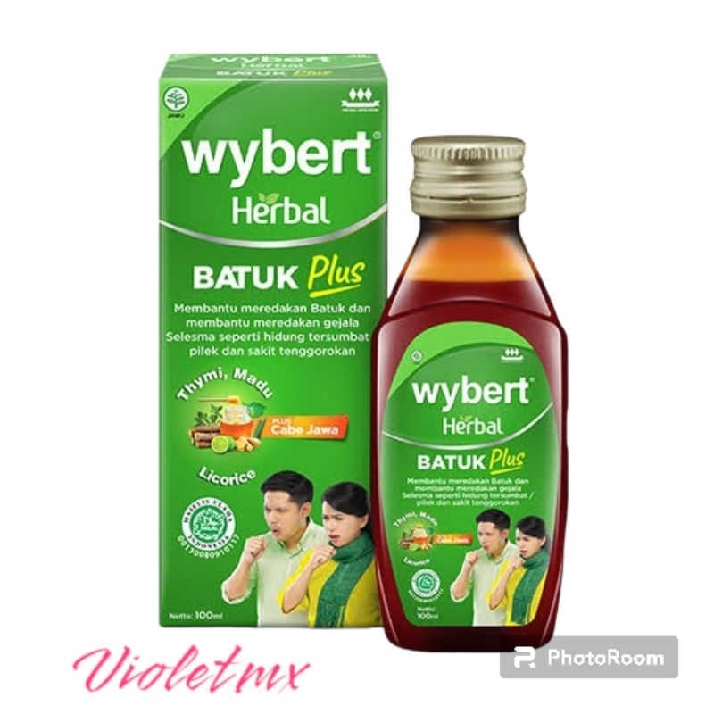 

Wybert Herbal Batuk Plus Syrup Botol 60ml