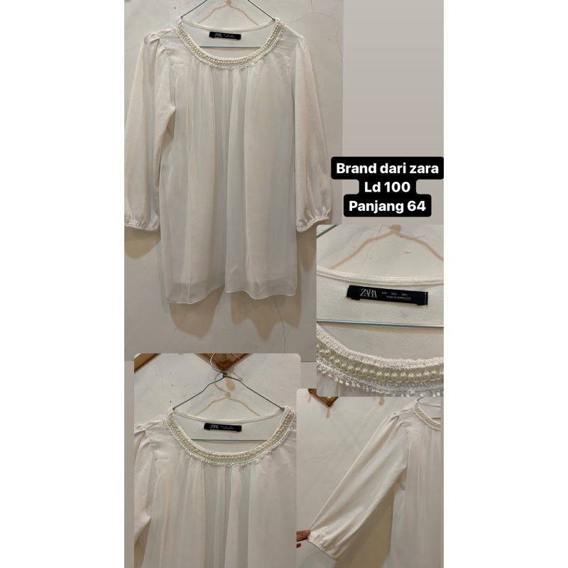 blouse korean / blouse vintage / blouse ruffle /blouse lengan pendek