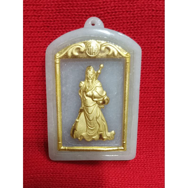 Liontin giok lapis emas 22K