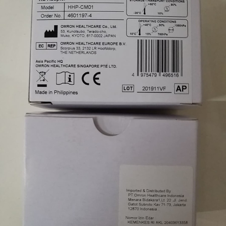 Adaptor Tensimeter Digital OMRON HHP-CM01 ORIGINAL Adapter S AC 7156 8712 7120