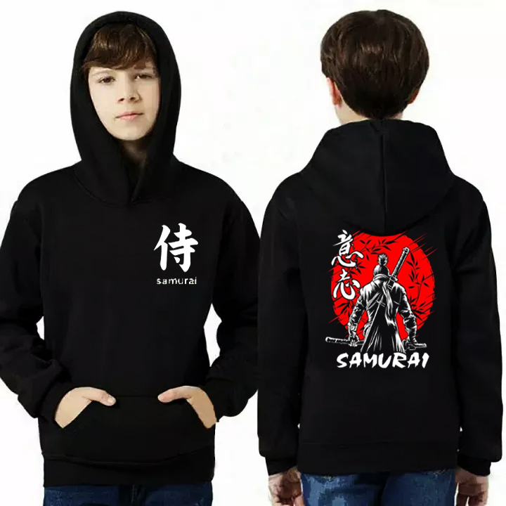 HOODIE SAMURAI ANAK SAMURAI SAKIRO V2 SWEATER TERBARU BAHAN KATUN SIZE S M L XL