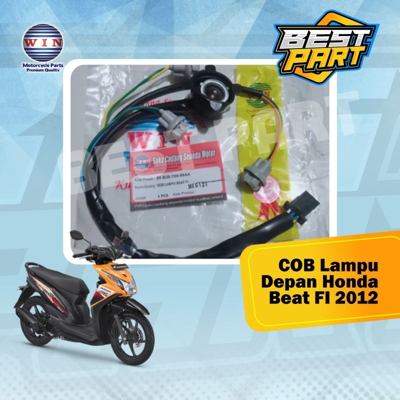 COB Lampu Beat Fi 2012 Lampu Depan Honda Beat Esp 2012 Up COB Lampu Depan Set Merk WIN