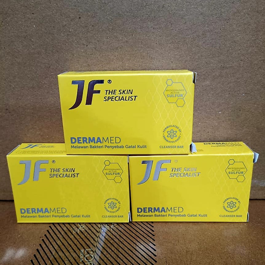 PAKET Sabun JF Sulfur 90gr isi 3 pcs