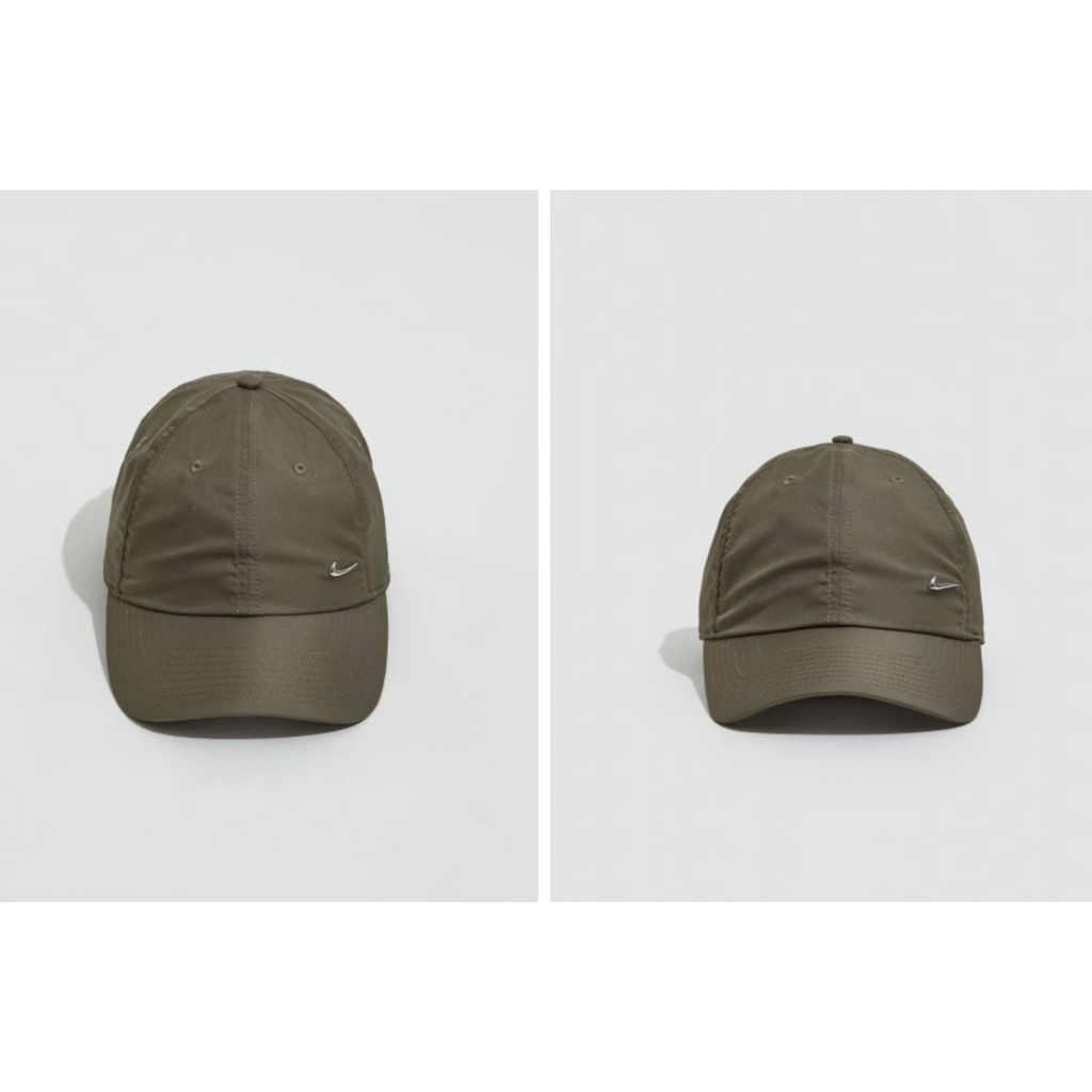 Original Topi Nike H86 Metal Swoosh Cap 943092-222 Medium Olive