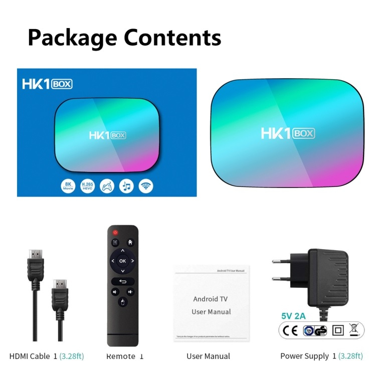 HK1 BOX S905X3 - Android 9 Smart Android TV Box 8K