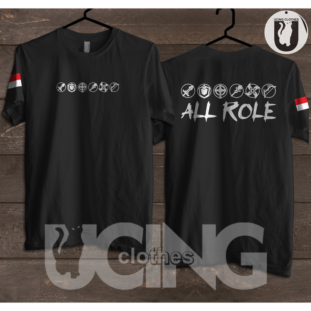 Kaos Baju Role MLBB All Role Kaos Game