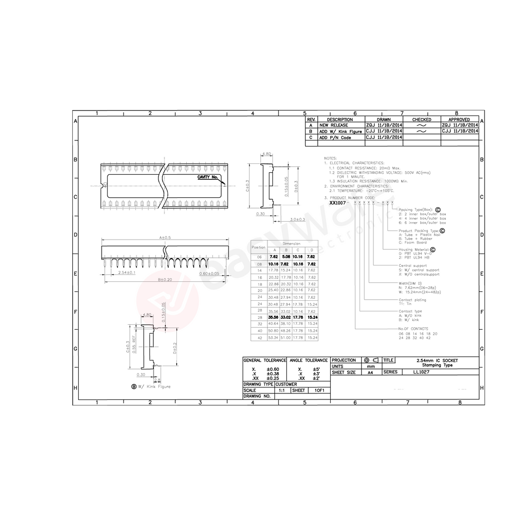 IC SOCKET SOKET IC 16P 16 PIN SOCKET IC