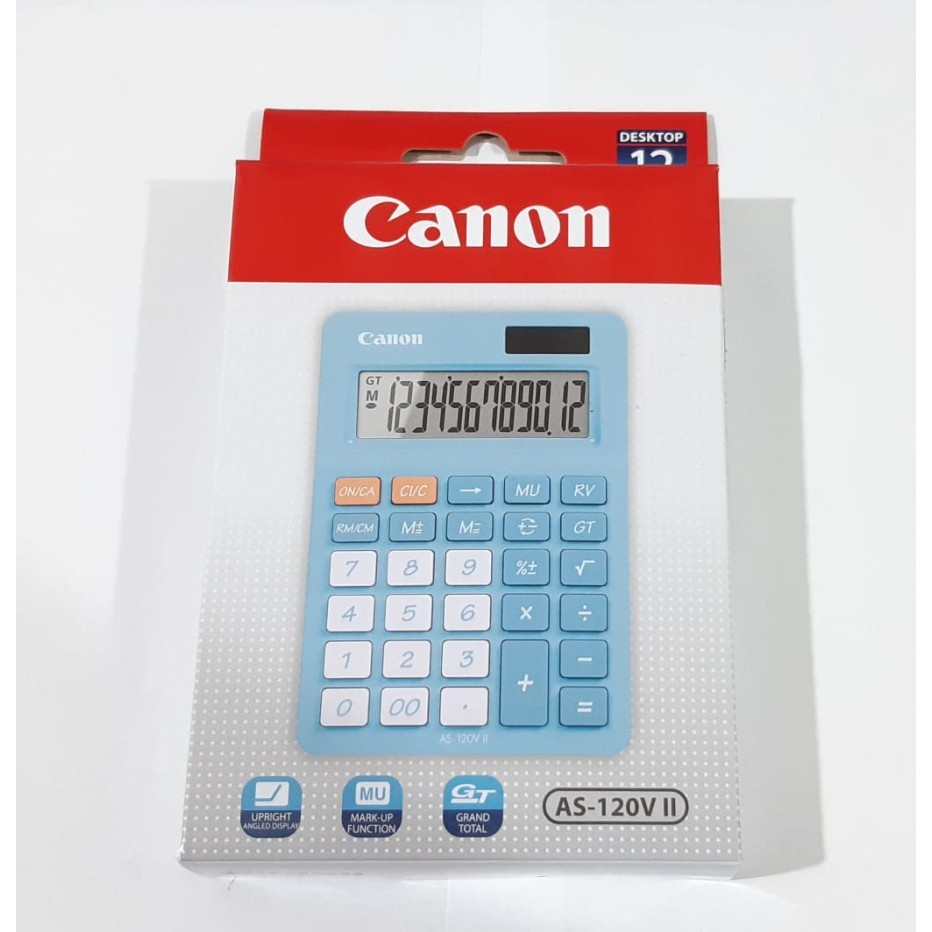 Tbmo Calculator Canon 12 Digit AS-120V II / Kalkulator Canon