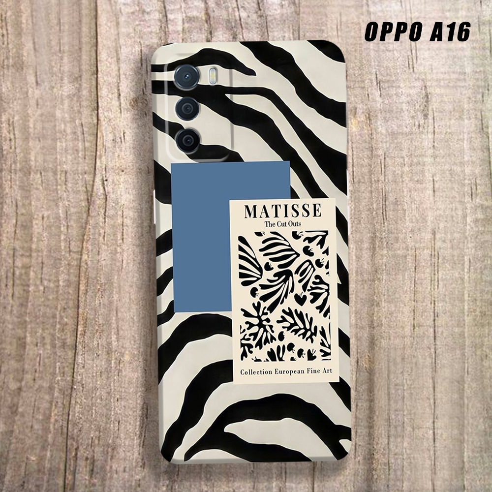 Case Hp Oppo A16 - Casing Hp Oppo A16 - External_acc - Fashion Case Leopard - Case Cewek - Case Cowo