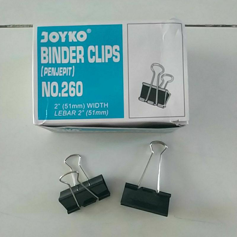 

Binder Clips No.260 joyko / Penjepit Kertas