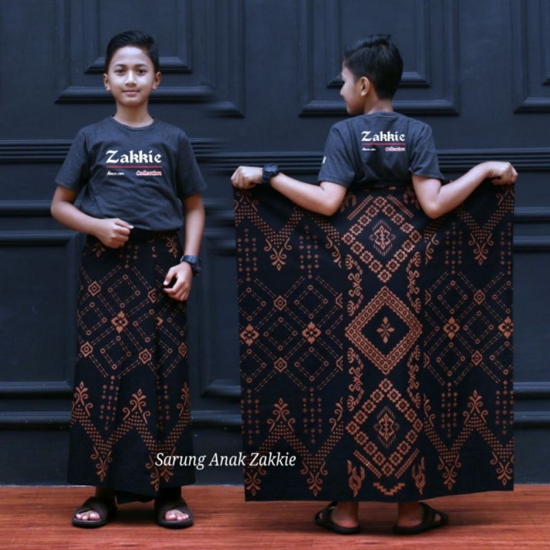 Sarung Anak SD/SMP Kang Santri - BISA COD BAYAR DITEMPAT- Sarung Batik Santri