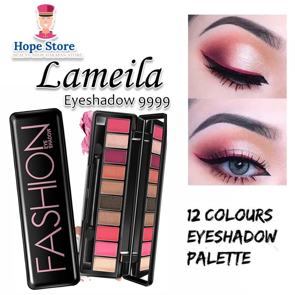 Hope Store - LAMEILA Fashion Matte Eyeshadow Pallet Makeup 10 warna 9999