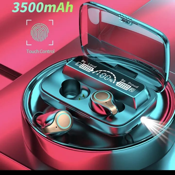 M18 HEADSET EARPHONE BLUETOOTH WIRELESS TWS V5.3