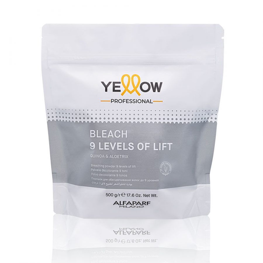 Bleaching rambut level 9 alfaparf Yellow Vegan 500 gr