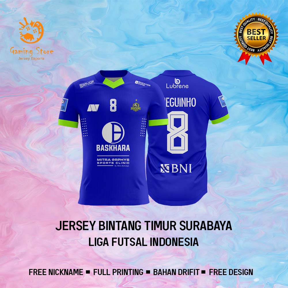 Jersey Bintang Timur Surabaya 2023 Full Printing