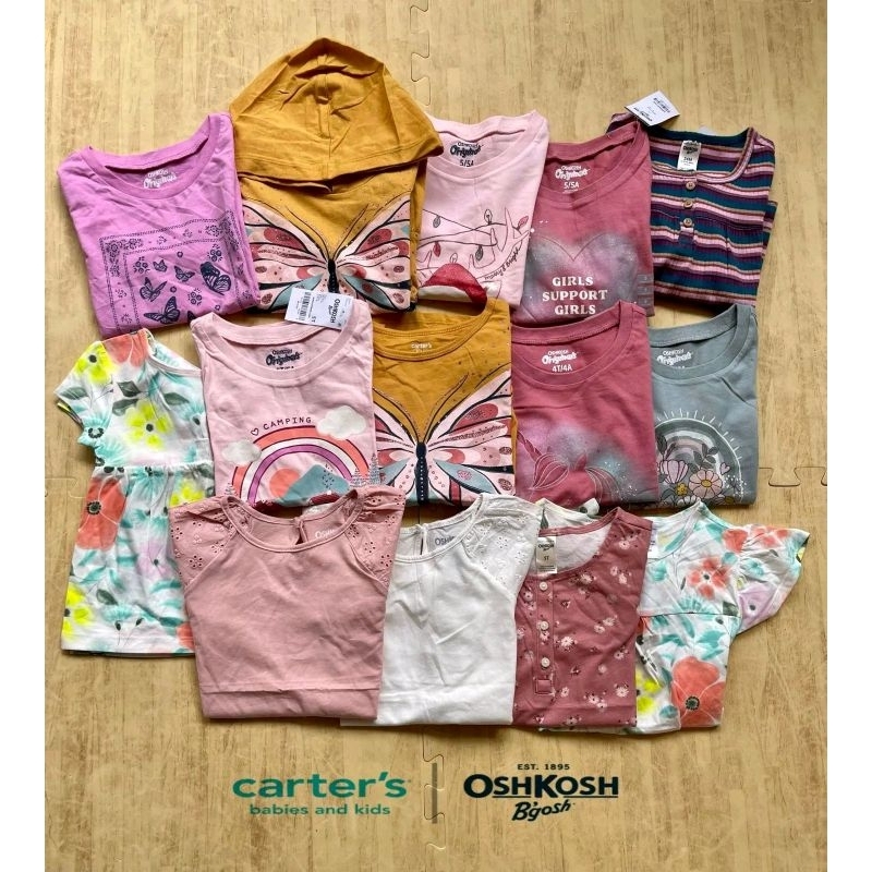 Kaos Anak Perempuan Carters/Oshkosh New