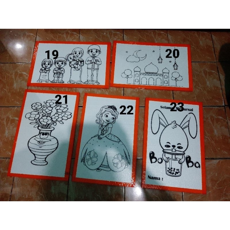 

Gabus Sterofom 50pcs ukuran 33x50 Styrofoam Lukis anak