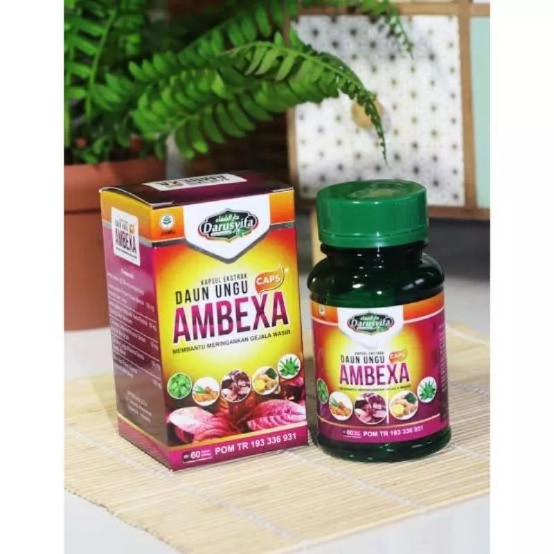 AMBEXA CAPS DARUSYIFA OBAT WASIR AMBEIEN SECARA TUNTAS BPOM