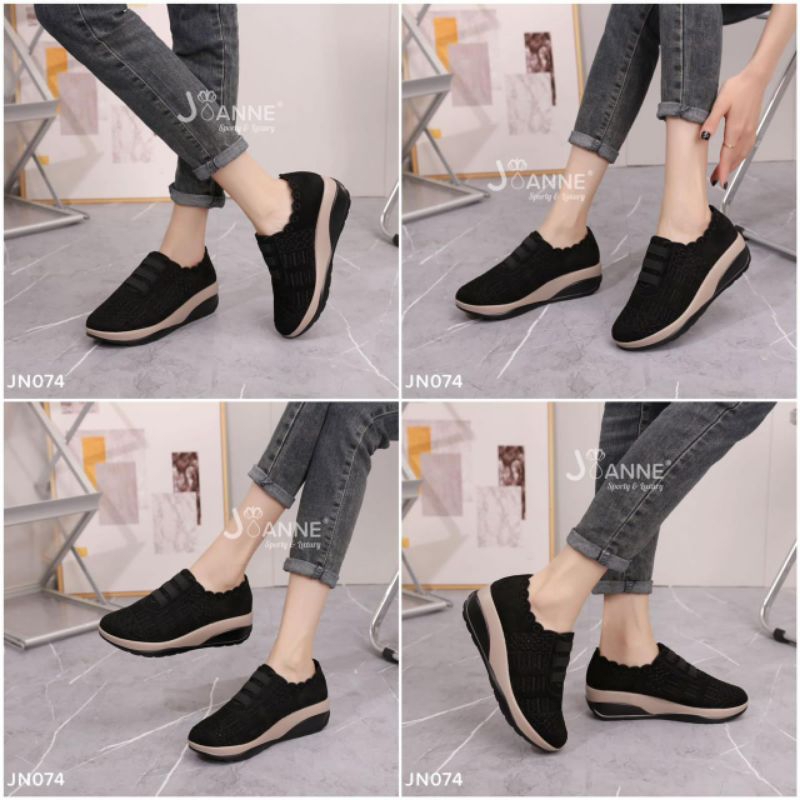 JOANNE Sepatu Wedges Shoes #JN074 ORIGINAL