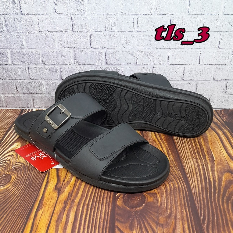 Sandal Pria Carvil Tadasi 02 Ori 38-44 Sendal Laki Selop Kasual Original