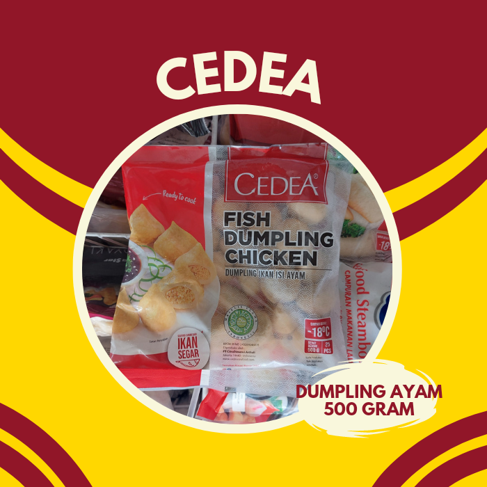 

Cedea Dumpling Ikan Isi Keju (Fish Dumpling Cheese) 200/500 Gr