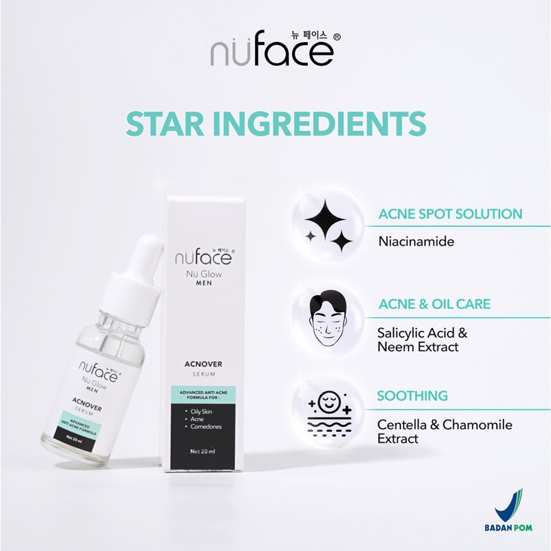 Nuface Nu Glow Men Serum