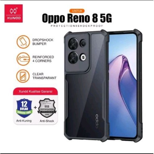 Case OPPO RENO 8T 5G / 8T 4G Casing Xundd Beatle Series Shockproof