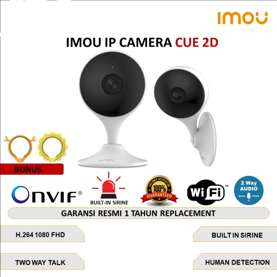 CCTV Imou Cue 2D Indoor Wireless IP Camera 1080P CCTV IMOU 2MP