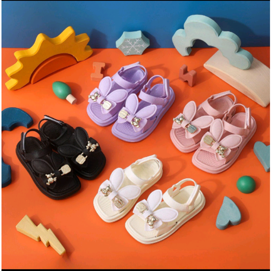 Sandal Anak Jelly anak perempuan sandal jelly silang terlaris