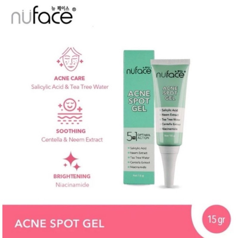 Nuface Acne Spot Gel 15 Gram