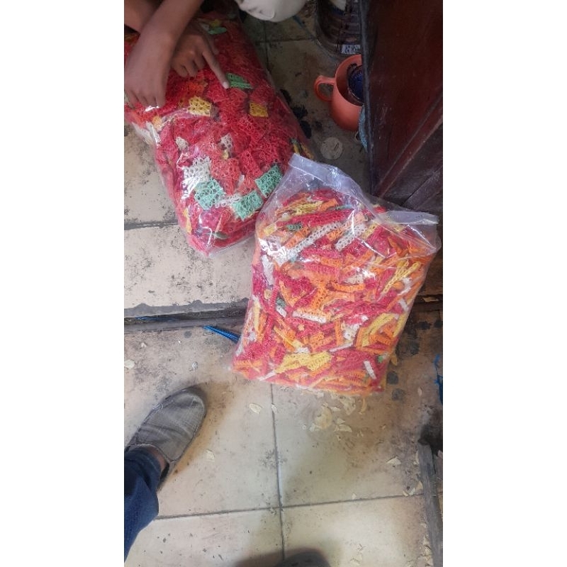 

kerupuk rante / tangga bahan sablak