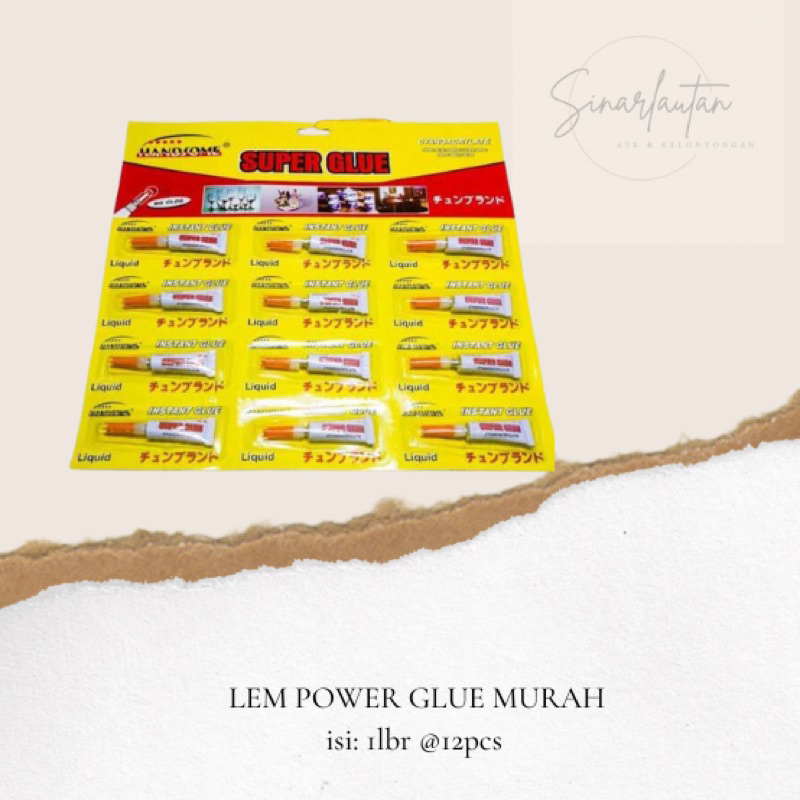

LEM POWER GLUE MURAH