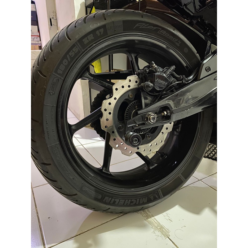 Ban second michelin road 4 180 belakang & 120 depan