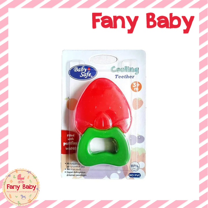 BABY SAFE COOLING TEETHER / TT001 [ STRAWBERRY ]