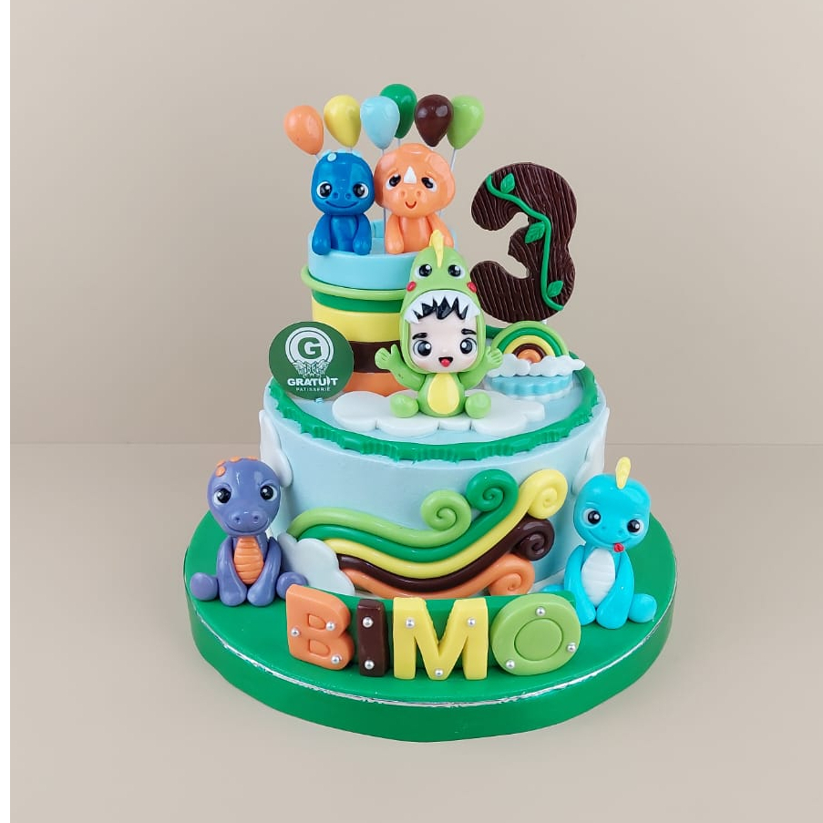 

DINO UK 15CM / KUE ULANG TAHUN