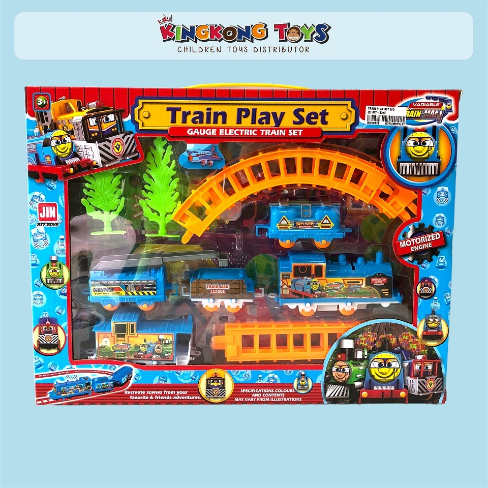 MAINAN KERETA  API / MAINAN ANAK KERETA / TRAIN PLAY SET / MAINAN KERETA SATU SET / 05010222