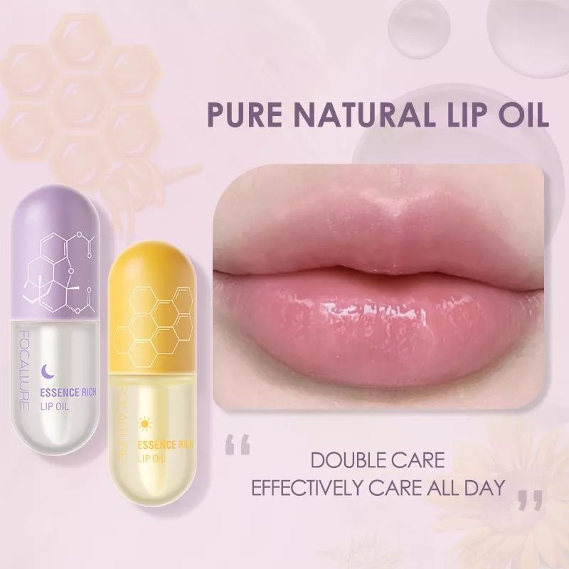 Focallure Pure Natural Lip Oil Moisturized Repaired Day &amp; Night