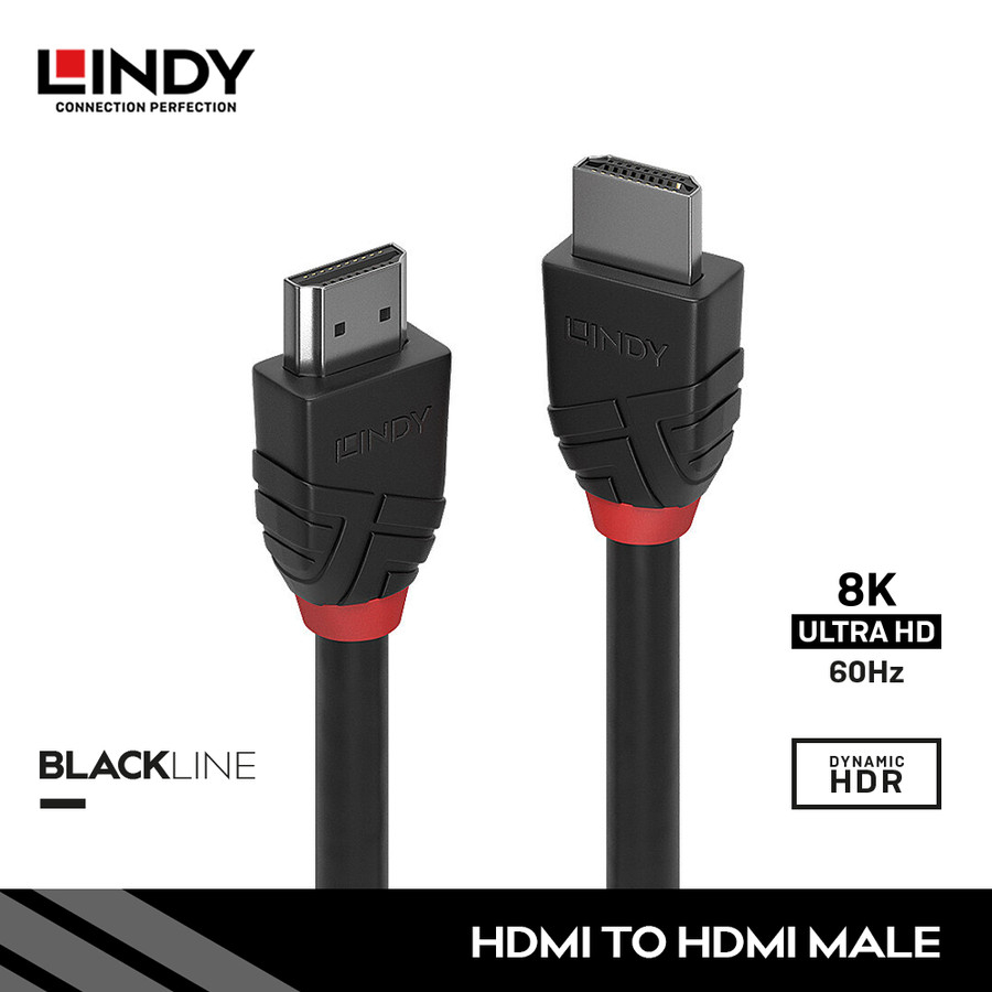 Kabel HDMI LINDY High Speed 8K 60Hz 3D Ultra HD Dolby Cable - 3677x