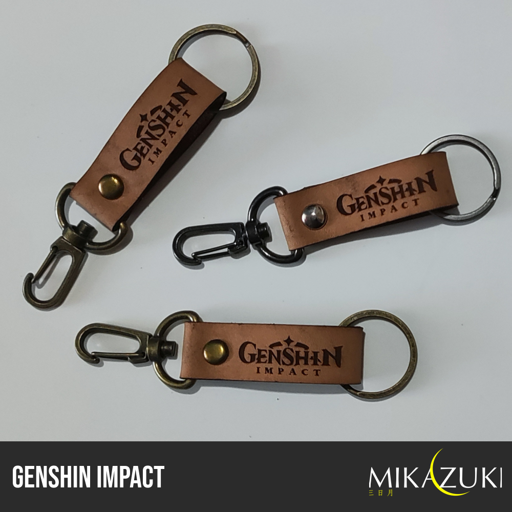 Gantungan Kunci Genshin / Ganci Kulit Genshin / Keychain Genshin