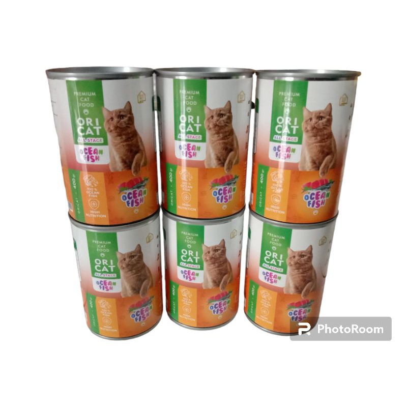 Makanan Kucing Ori Cat Kaleng Wet Food 400gr All Varian