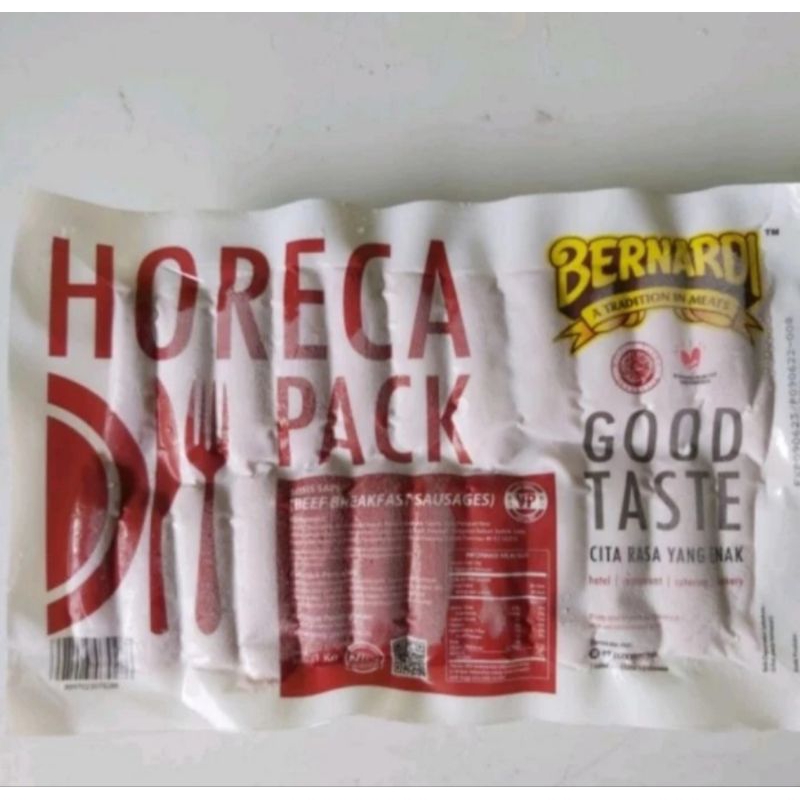 

Bernardi Horeca Pack Beef Breakfast Sausages 1 Kg